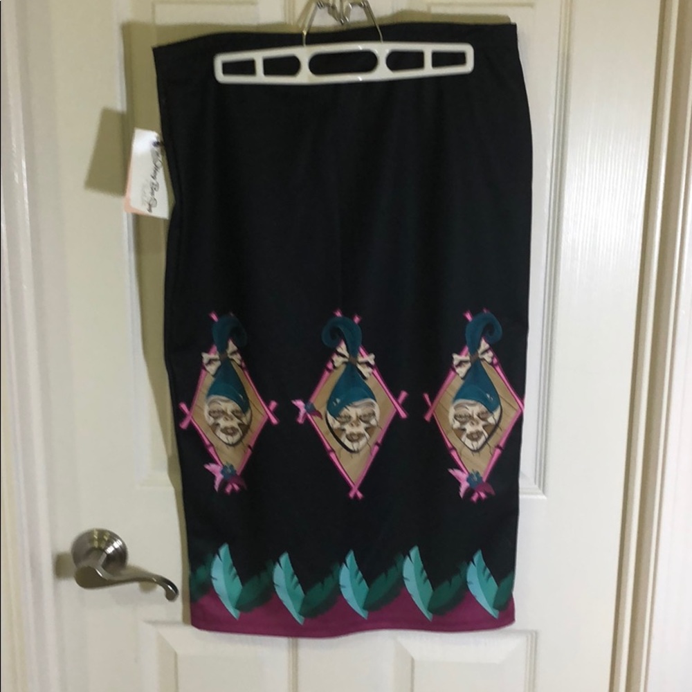 The Oblong Box Shop shrunken heads skirt